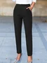 Women Plain Ankle Pants Pants Casual Spring/Fall Trousers