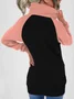 Women Spring/Fall Outerwear Vintage Split Joint Plain Long Sleeve Stand Collar Jacket