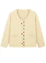 Women Multicolor Block Long Sleeve Comfy Vintage Cardigan