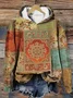 Casual Hoodie Ethnic Hoodie Printing