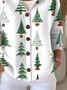 Women Christmas Long Sleeve Comfy Casual Printing Cardigan