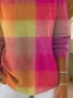Women Abstract Long Sleeve Comfy Casual Printing Sweater