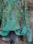Casual Hoodie Floral Hoodie Printing