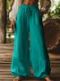 Women Plain Long Pants Casual Spring/Fall Trousers