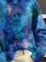 Women Abstract Long Sleeve Comfy Vintage Printing Sweater