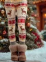 Women Christmas Vintage Spring/Fall Ankle Pants Leggings