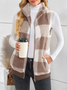Polyester Cotton Stand Collar Elegant Vest
