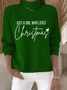 Women Christmas Long Sleeve Comfy Vintage Sweater