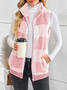 Polyester Cotton Stand Collar Elegant Vest