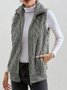 Polyester Cotton Stand Collar Elegant Vest