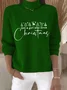 Women Christmas Long Sleeve Comfy Vintage Sweater