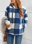 Vintage Hoodie Color Block Sweatshirt Printing