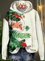 Casual Hoodie Santa Claus Hoodie Printing