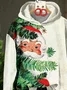 Casual Hoodie Santa Claus Hoodie Printing