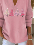 Women Christmas Long Sleeve Comfy Casual Printing Sweater