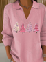 Women Christmas Long Sleeve Comfy Casual Printing Sweater