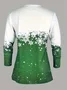 Casual Christmas Long Sleeve T-shirt