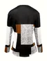 Casual Geometric Long Sleeve T-shirt