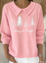 Women Christmas Long Sleeve Comfy Casual Printing Sweater