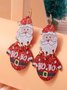 Christmas Colorful Diy Jewelry Christmas Tree Bell Elk Earrings Personality Felt Earrings