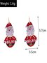Christmas Colorful Diy Jewelry Christmas Tree Bell Elk Earrings Personality Felt Earrings