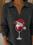 Women Christmas Long Sleeve Comfy Casual Printing Sweater