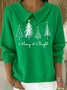 Women Christmas Long Sleeve Comfy Casual Printing Sweater