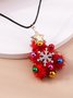 Christmas Colorful Diy Jewelry Christmas Tree Bell Elk Earrings Personality Felt Earrings