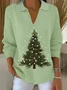 Women Christmas Long Sleeve Comfy Casual Printing Sweater