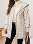 Women Spring/Fall Outerwear Casual Geometric Long Sleeve Hoodie Jacket