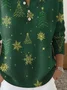 Women Christmas Long Sleeve Comfy Casual Printing Sweater