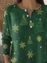Women Christmas Long Sleeve Comfy Casual Printing Sweater