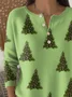 Women Christmas Long Sleeve Comfy Casual Printing Sweater