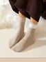 Plush And Thick Towel Socks Twisted Autumn And Winter Style Mid-tube Socks Women's Long Socks Thick Socks Winter Warm Women's Socks