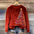 Casual Crew Neck Christmas Sweatshirt