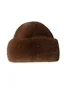 Plush Mongolian Hat For Women Thickened Autumn And Winter Windproof Cold-proof Warm Basin Hat Imitation Mink Fur Earmuffs Fisherman Hat
