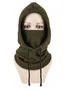Winter Outdoor Cycling Hat Skiing Windproof Cold-proof Warm Plus Velvet Thick Neck Protection Polar Fleece Mask