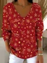 Women Cotton Christmas Long Sleeve Comfy Casual Sweater
