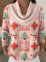 Women Christmas Long Sleeve Comfy Vintage Sweater