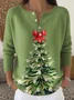 Women Christmas Long Sleeve Comfy Casual Sweater