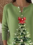 Women Christmas Long Sleeve Comfy Casual Sweater
