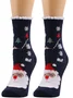 Women's Christmas Socks Autumn And Winter Fur Socks Santa Claus Elk Christmas Tree Snowman Snowflake Striped Gift Mid-tube Christmas Socks