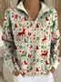 Women Christmas Long Sleeve Comfy Casual Sweater