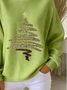 Women Christmas Long Sleeve Comfy Vintage Sweater