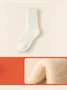 Winter Fleece-lined Thick Wool And Cashmere Warm Mid-calf Cotton Socks