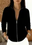 Women Wool/Knitting Plain Long Sleeve Comfy Casual Cardigan