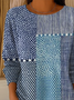 Women Abstract Long Sleeve Comfy Casual Printing Sweater