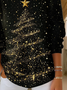 Women Christmas Long Sleeve Comfy Casual Printing Sweater