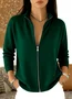 Women Wool/Knitting Plain Long Sleeve Comfy Casual Cardigan