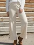 Women Plain Long Pants Casual Spring/Fall Trousers